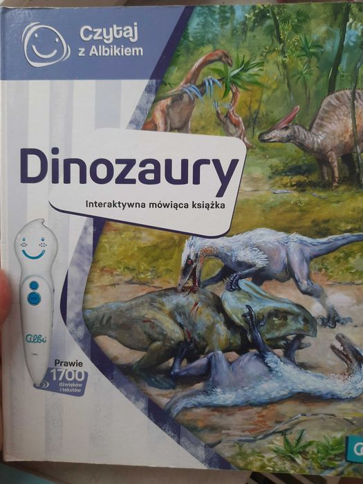 Książka interaktywna albika "Dinozaury"