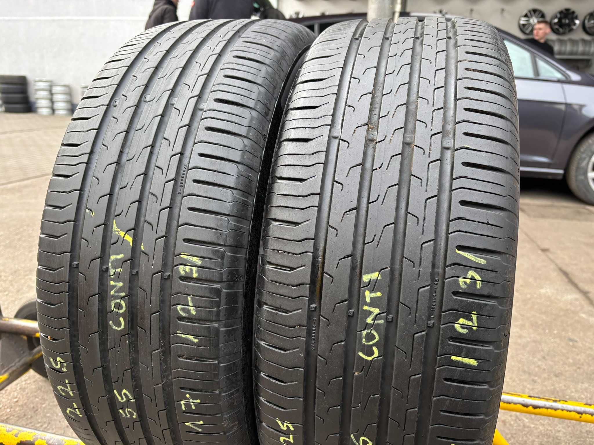 2X OPONY LETNIE 225/55R17 101Y Continental EcoContact 6 I * 6MM 2023R