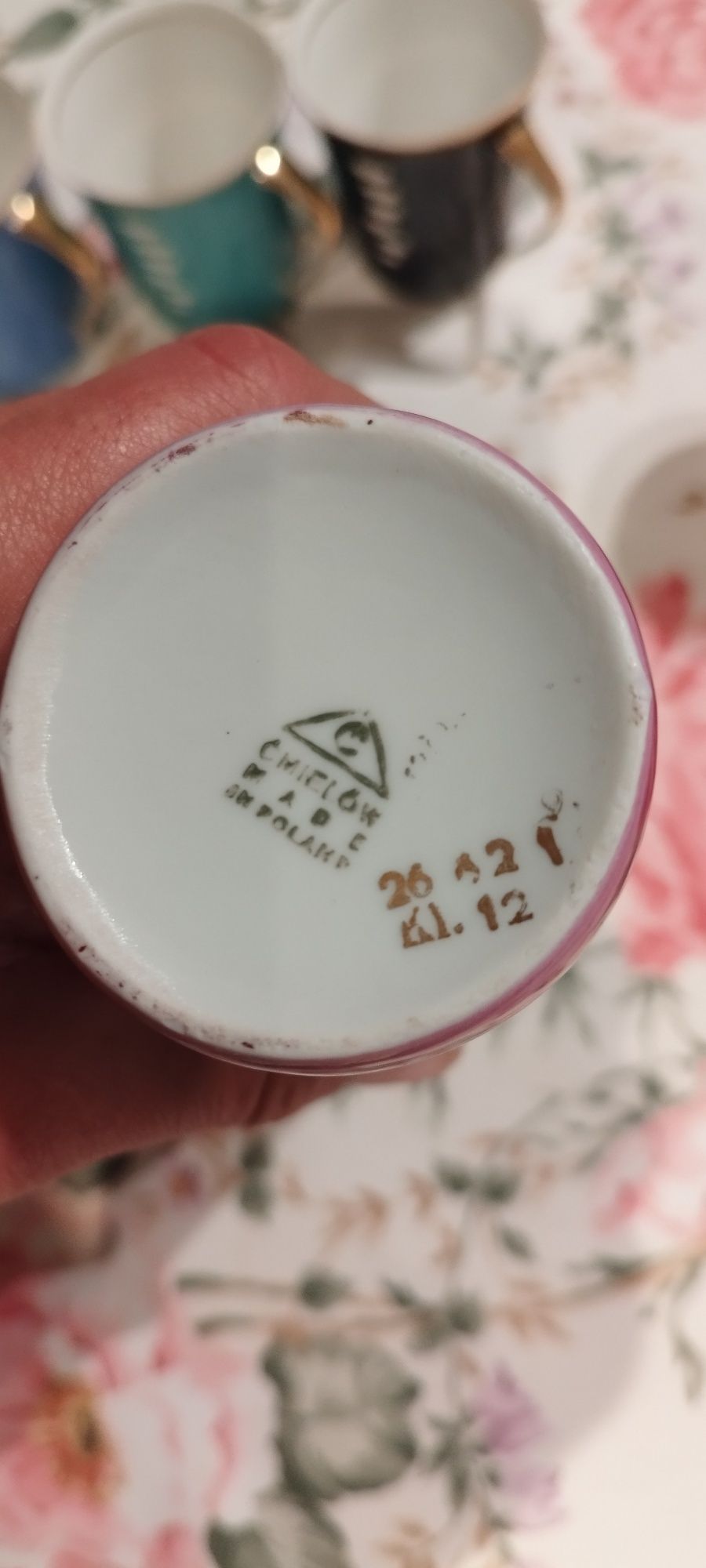 Porcelanowy serwis do kawy Ćmielów