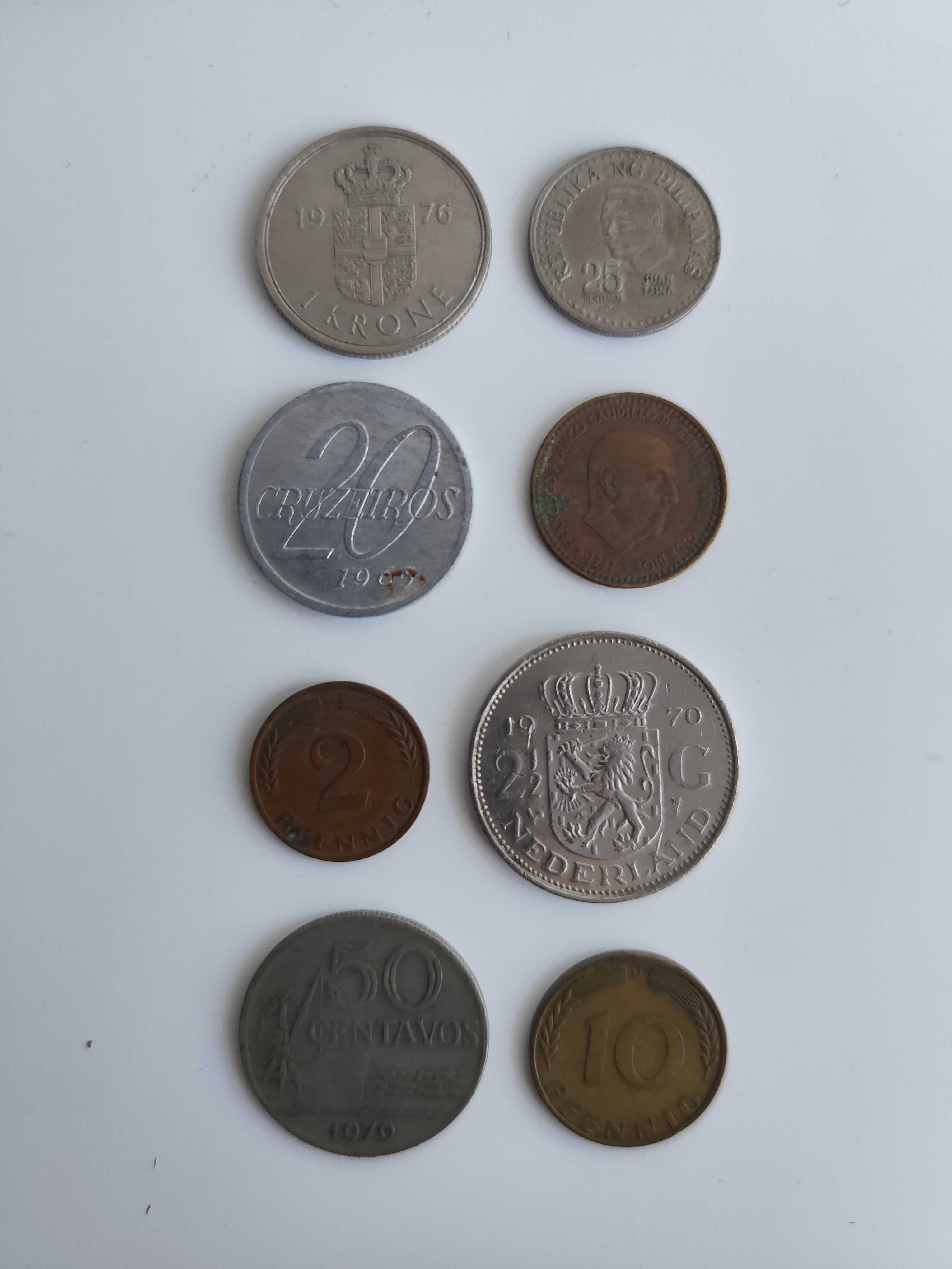Moedas de vários países