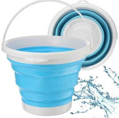 ТОП! Господарське складне відро Багатофункціональне Силиконовое ведро
