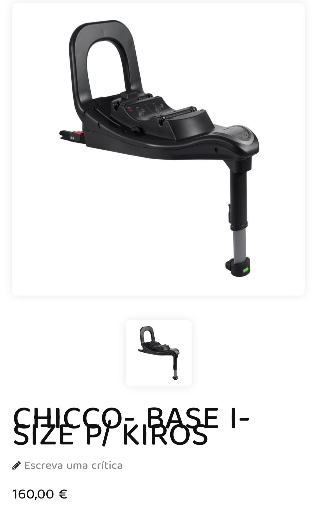 Vendo isofix CHICCO isize