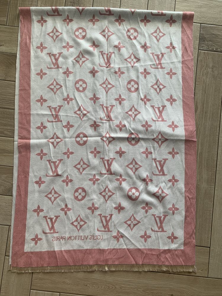 Szal wełna + jedwab Louis Vuitton Paris
