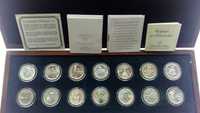 Coleção Philae "O ECU Europeu em prata" de 14 moedas