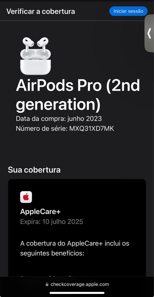 Airpods 2nd geracao