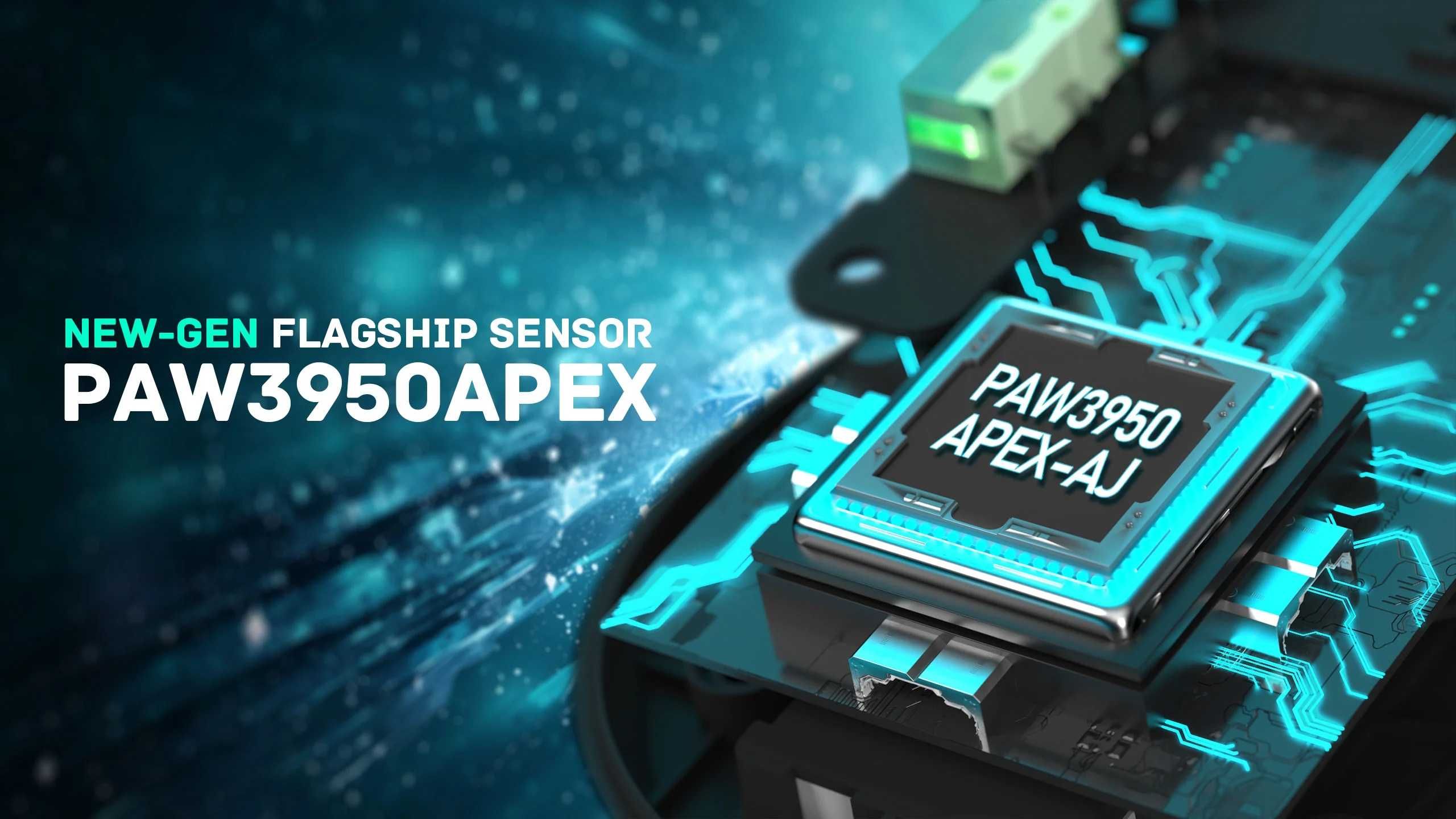 Миша AJAZZ AJ159 APEX White док-станція з екраном PAW3950 DPI 42K
