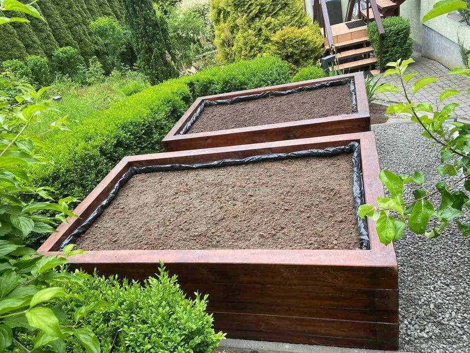 ГРЯДКИ ТОП №1  тільки під замовлення! Брус масив 100 мм Висота 700 мм!