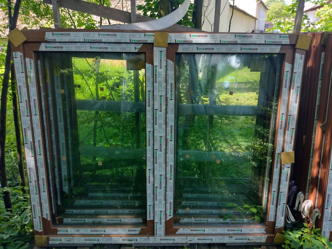 Okna Nowe złoty dąb Antracyt RU 116 x 143 -30%