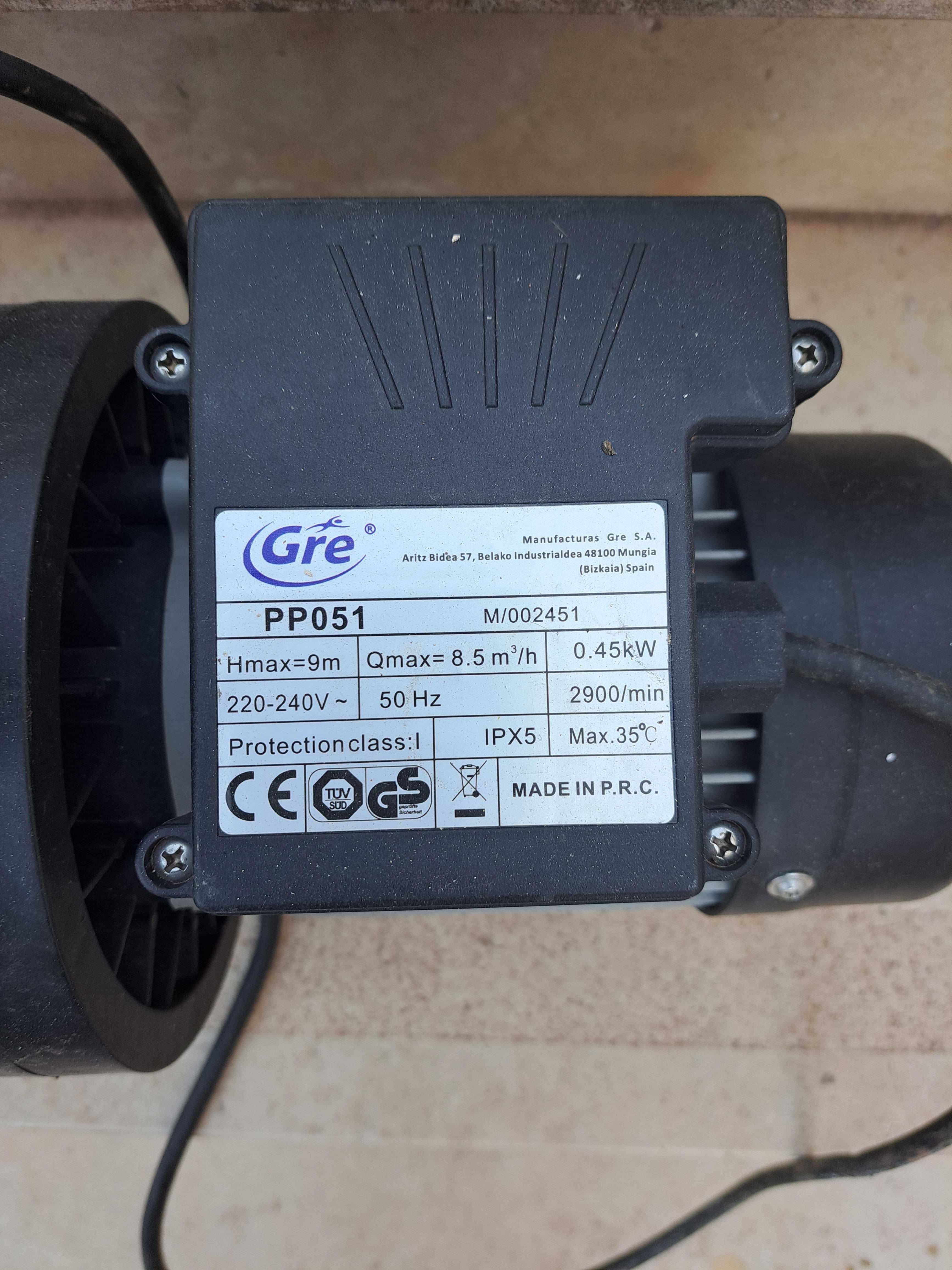 Motor de Piscina e filtro de areia