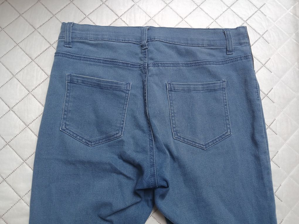 Spodnie Jeans Miękki L-XL Jak Nowe