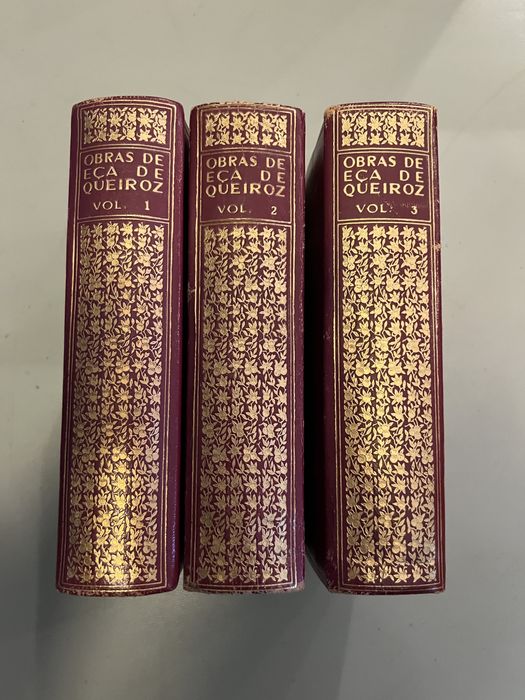 Coleção de 3 livros Eça de Queiroz