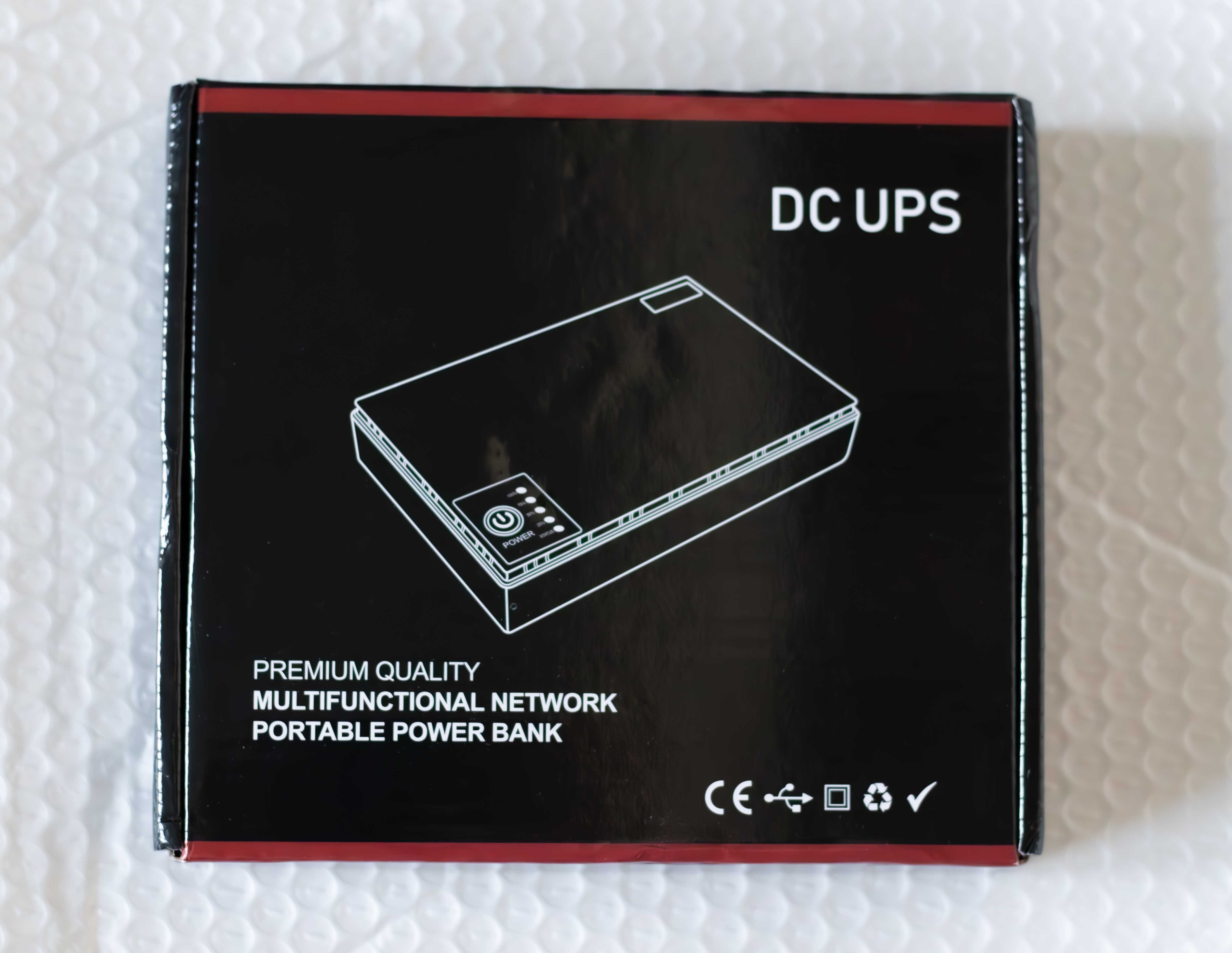 ДБЖ для роутера UPS 10400 mAh оптики терміналу, відеокамери, 5V/9V/12V