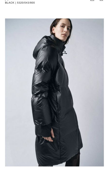Пальто пухове zara
