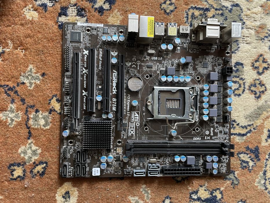 Комплект: Відеокарта RX 480 8GB, Intel i5-3550, ASRock B75M