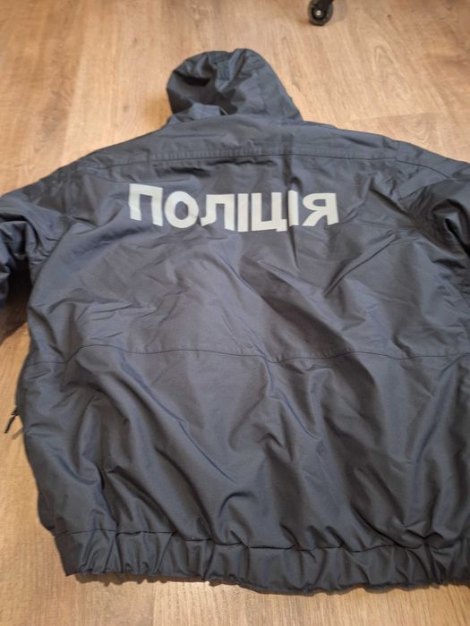 Куртка-бомбер 3в1 ПОЛІЦІЯ новая