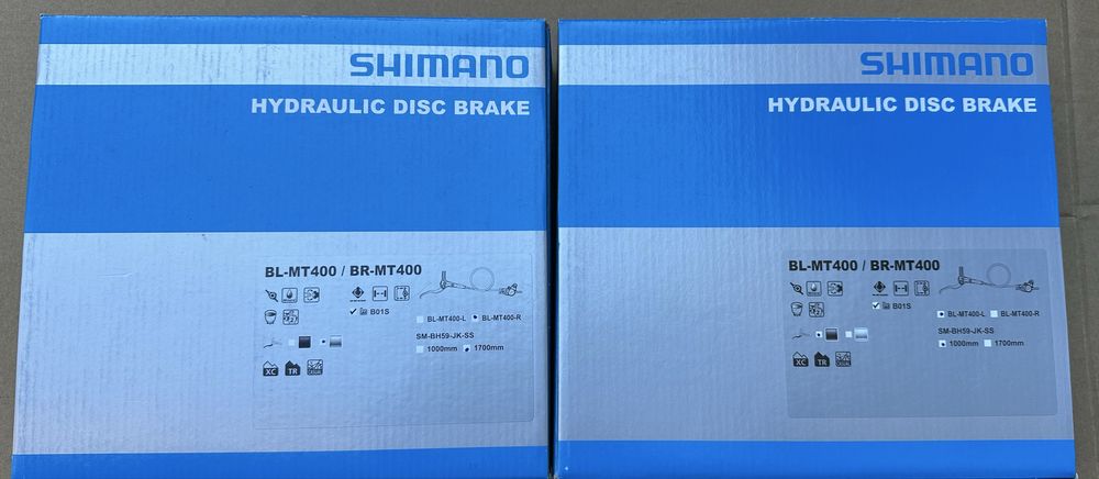 Nowy komplet hamulcow Shimano Alivio BL-MT400 + BR-MT400