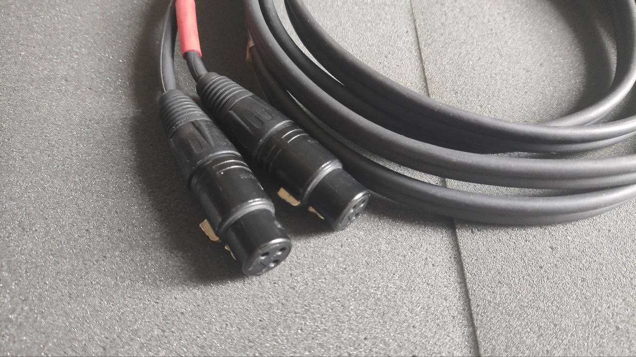 Cable XLR male to XLR female | two by two