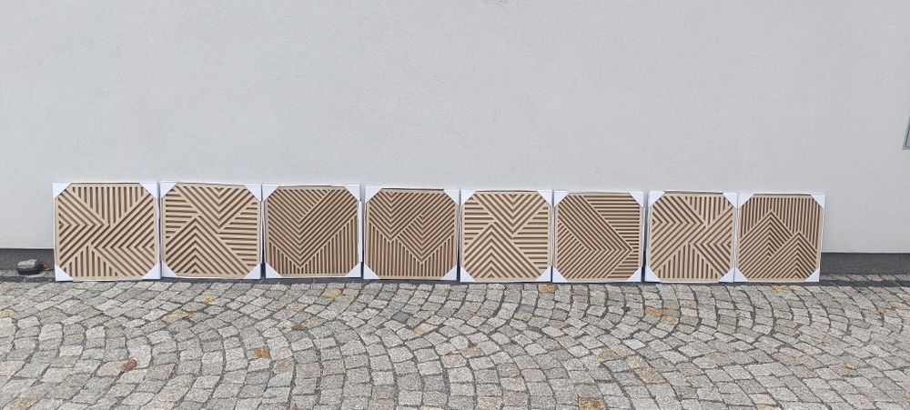 Lamele, lamel w paczkach 3m2