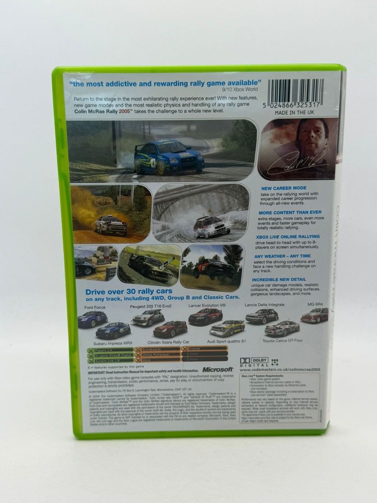 Colin Mcrae Rally 2005 3xA Xbox nr 5962
