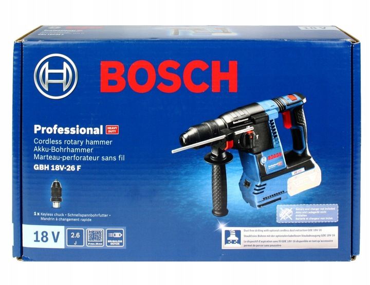 Akumulatorowy Młot Gbh 18v-26f Bosch Korpus Body