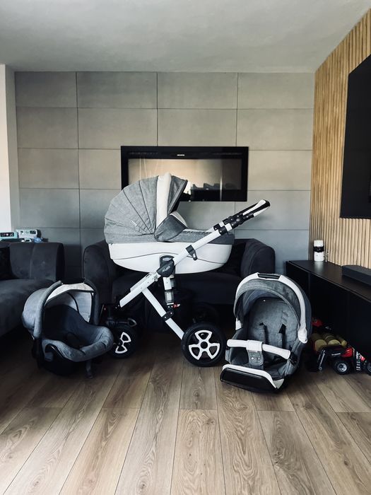 Wózek 3w1 Adamex Barletta z fotelikiem Avionaut