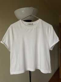 T-shirt branca Stradivarius