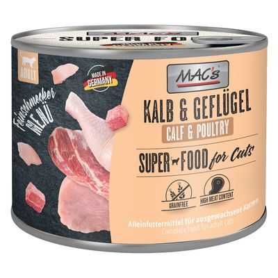 MAC´s  Cat Feinschmecker karma dla kota Cielęcina i drób 5x200g