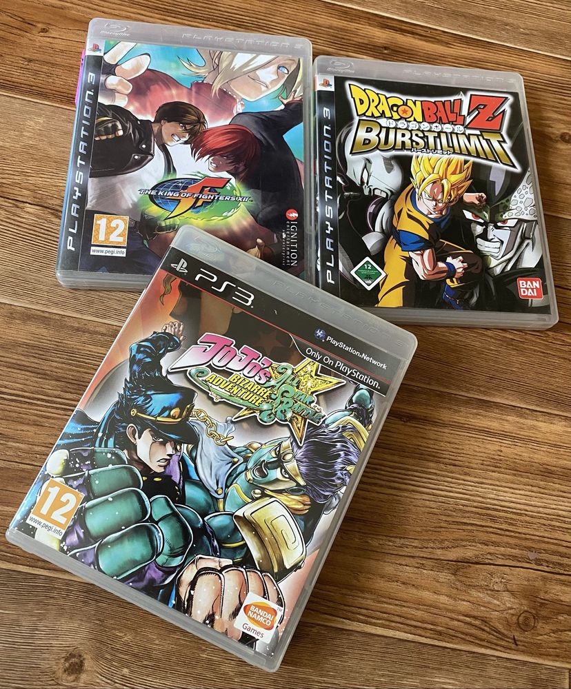 Sony PS3: Final Fantasy, Naruto, Dead or Alive, Dragon Ball Z, JoJo’s