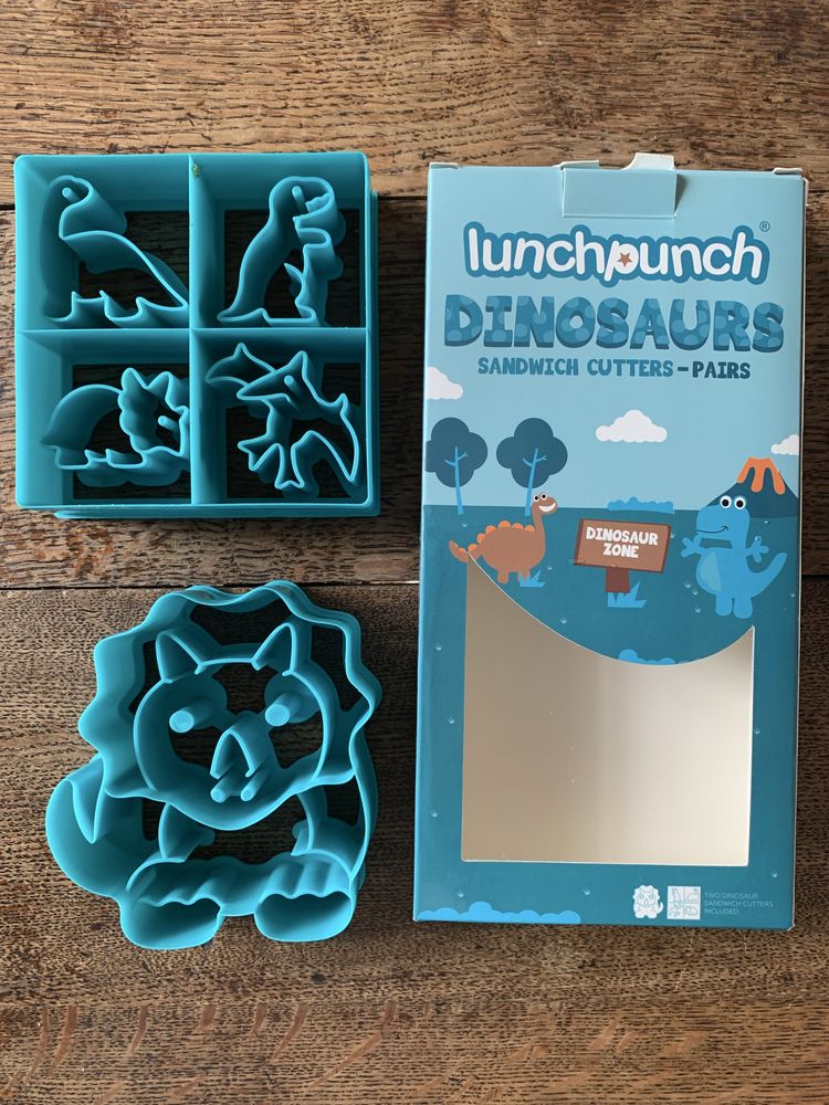 wykrawacz do kanapek tostów Lunchpunch Dinozaury