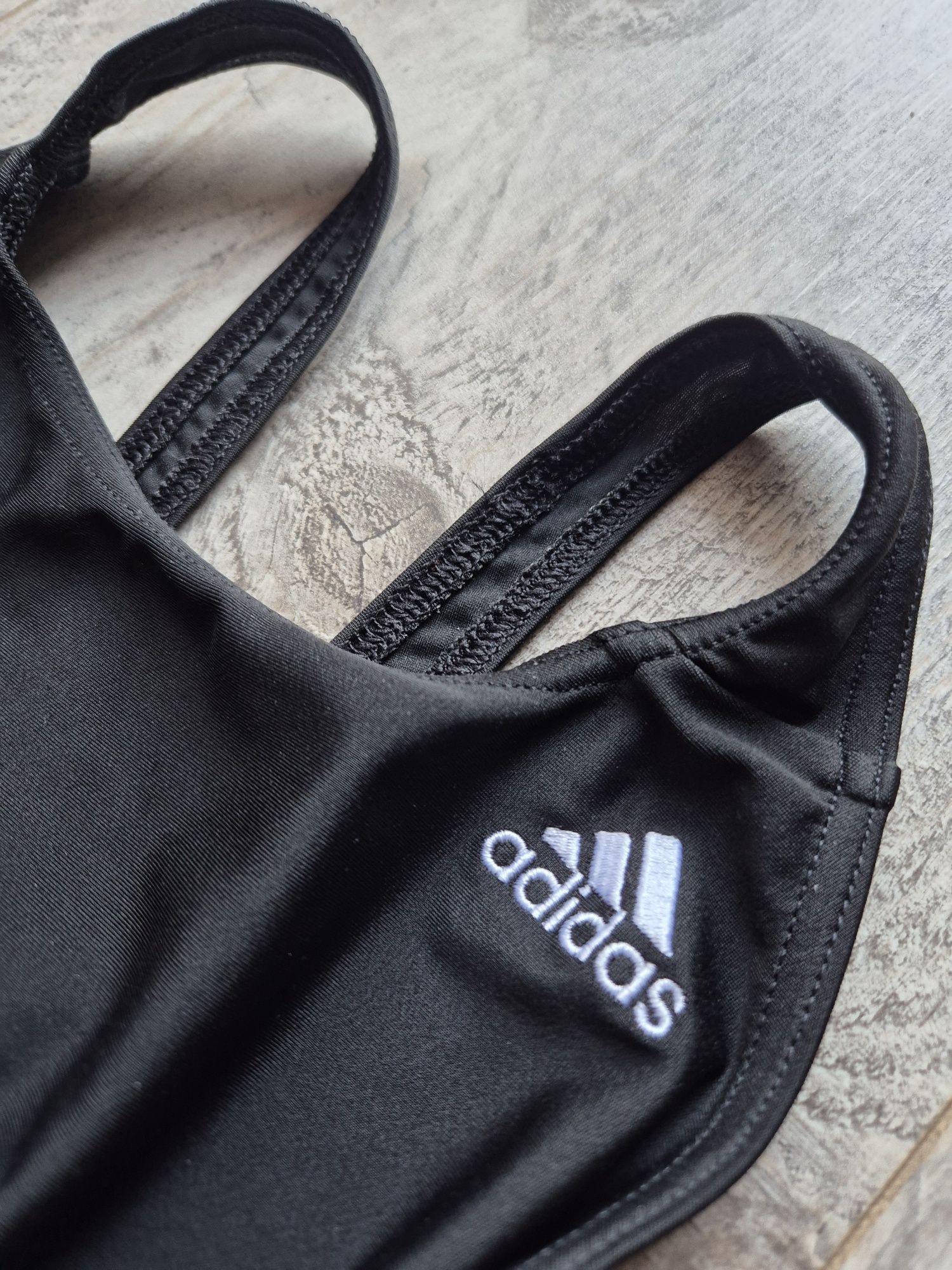 Strój kąpielowy jednoczęściowy adidas czarny