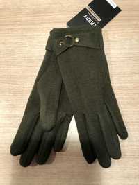 Rękawiczki ciemnozielone firmy Carry, S/M