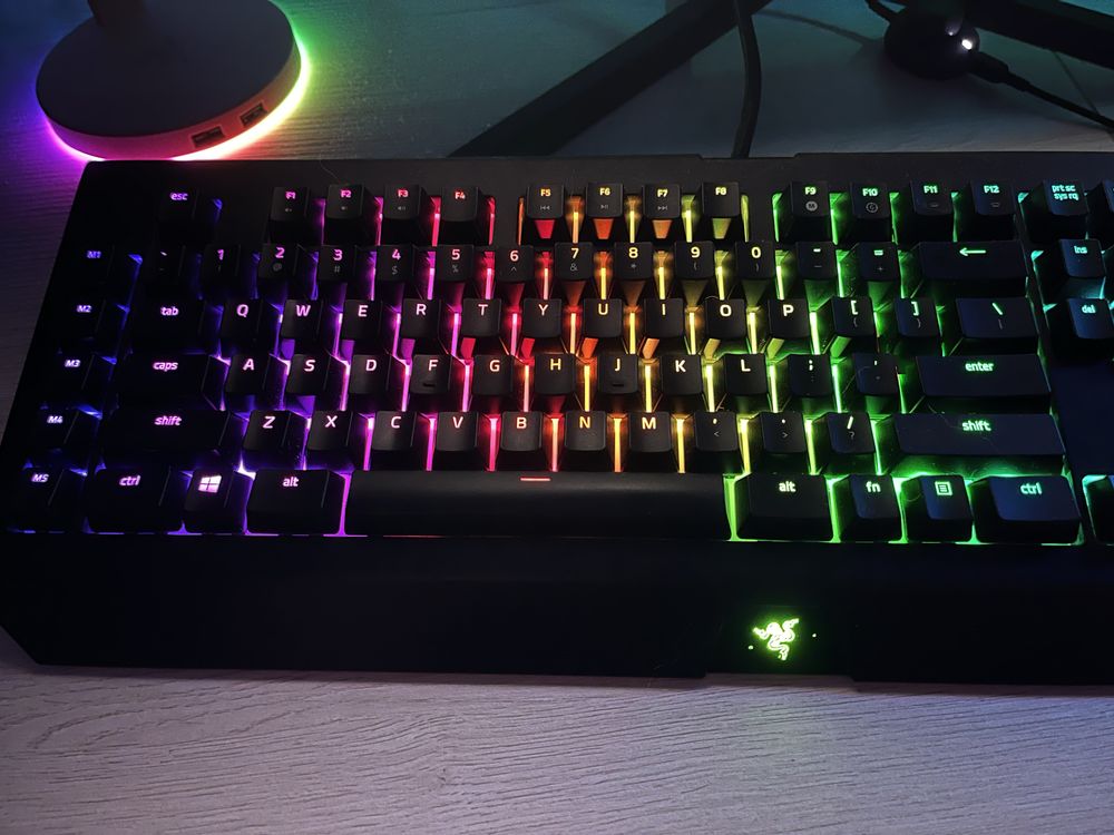 Razer blackwidow chroma green switch klawiatura mechaniczna