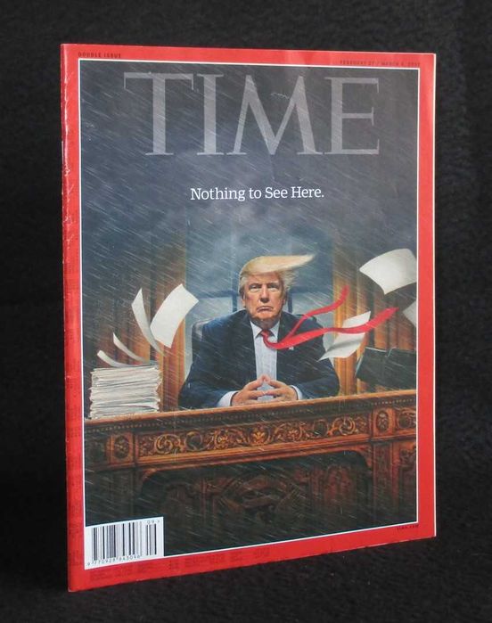 Revista Time Nothing to See Here President Trump