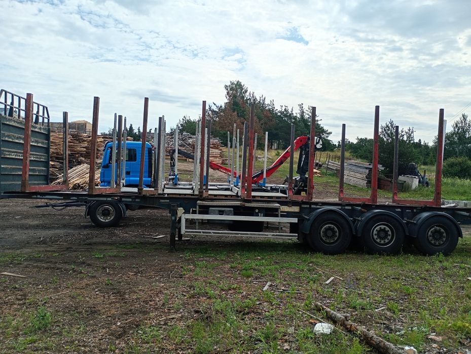 Naczepa do transportu drewna,zrzyny, kłonice