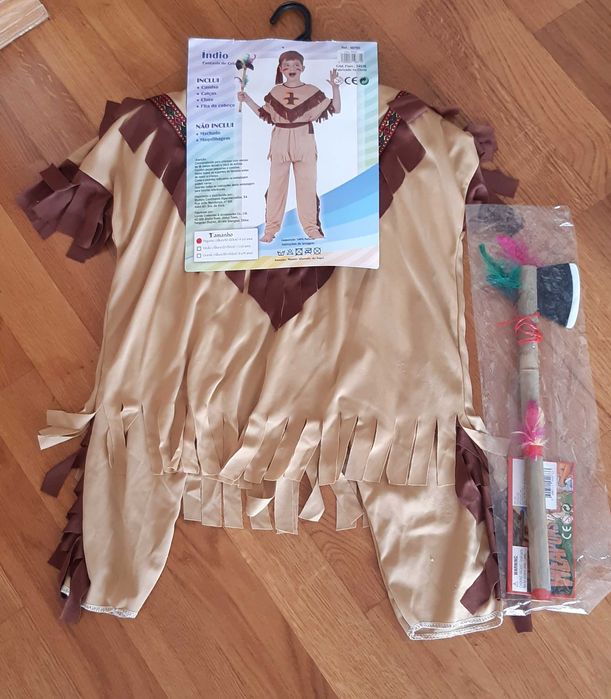 Fato de Carnaval - Índio - 4 a 6 anos