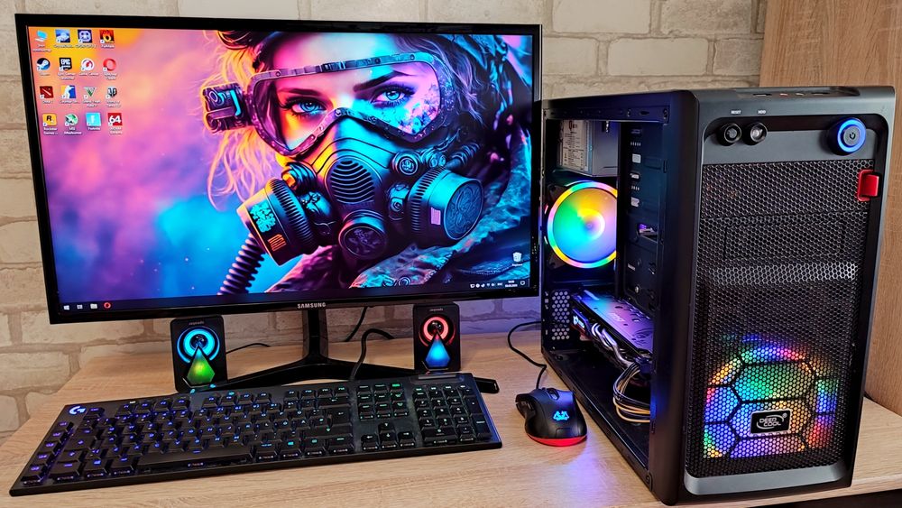 Игровой ПК GTX 1050Ti 4gb CS 2 GTA5 WOT fortnite DoTa2 PUBG RUST