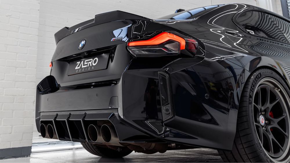 Aileron lip spoiler traseiro BMW M2 G87 Série 2 G42 - Zaero Design