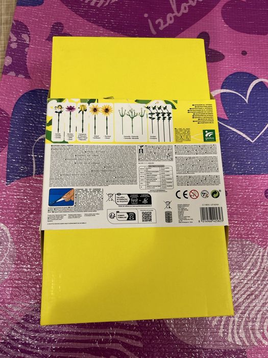 Lego ( cubix аналог Lego) квіти у вазі,472 деталі,7+