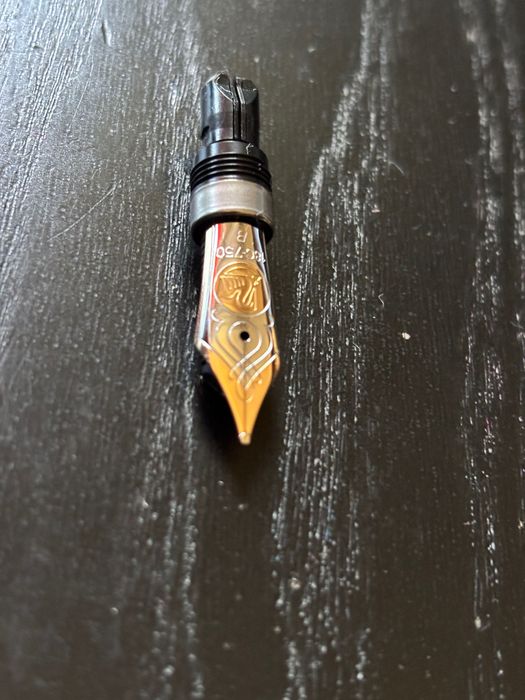 (NOWA) Wymienna stalówka do pióra Pelikan M800 rozmiar "B" (szeroki)