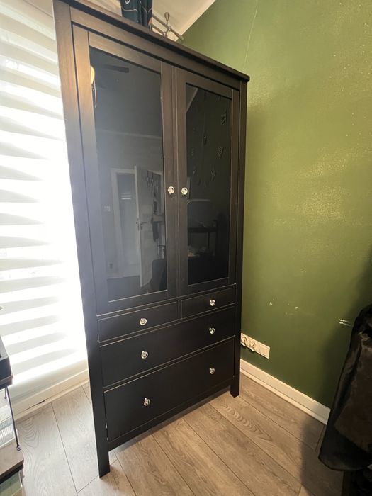 IKEA HEMNES galki glamour, Komoda drewniana! 1/3 CENY
