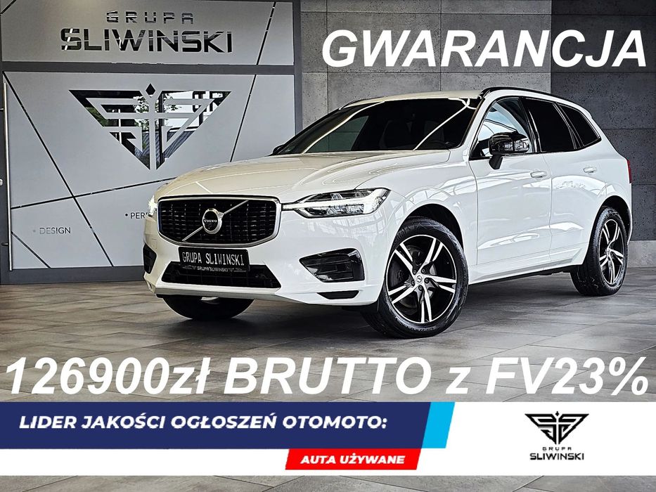 Volvo XC 60 XC60 B4 194PS AWD R-Design Virtual Harman Pamięć Kamera 360° LED FV23%