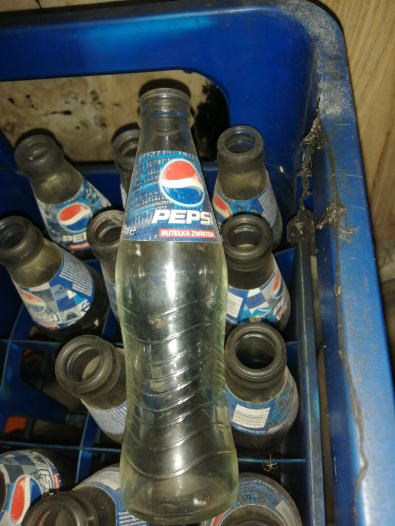 Butelki po Pepsi oryginał PRL