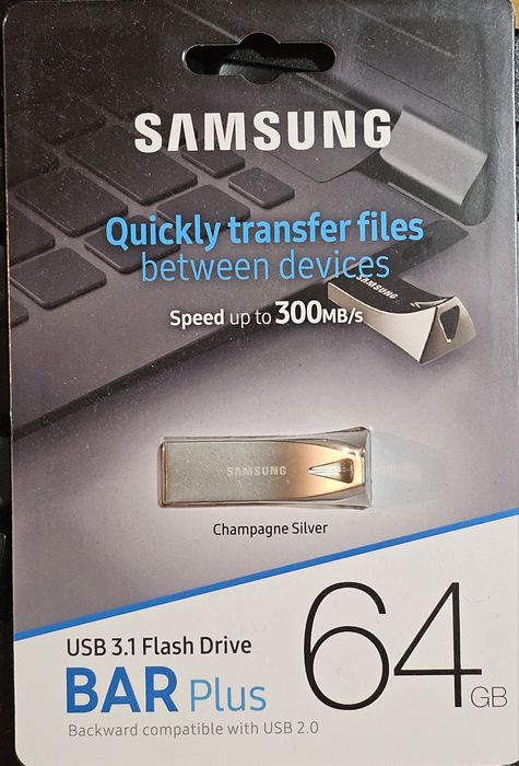 Pendrive Samsung Bar Plus USB 3.1 Flash Drive 64GB szybki nowy