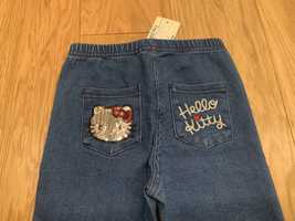 Spodnie Jeans Hello Kitty Nowe 3/4 Lata