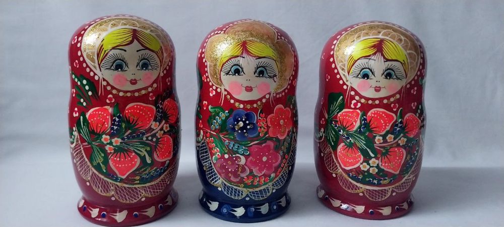 Продам матрёшки, 7 штук в наборе, ручная работа