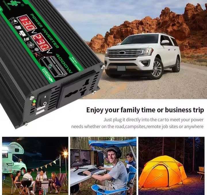 4000 Вт DC 12 В змінний струм 110 В 220