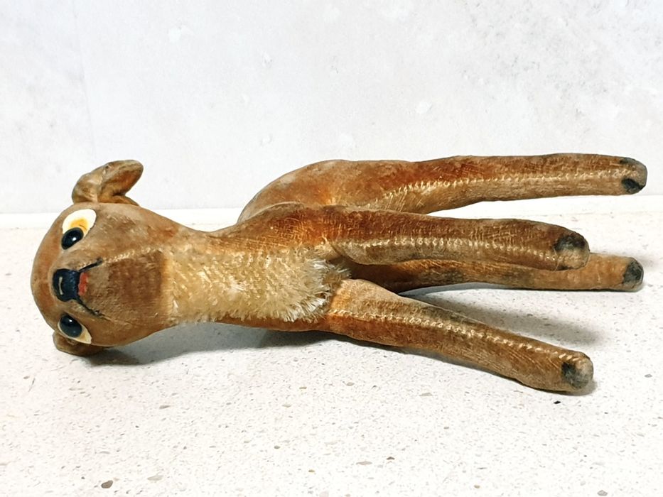 Pequenas antigos animais em peluche original Margarete Steiff anos 60