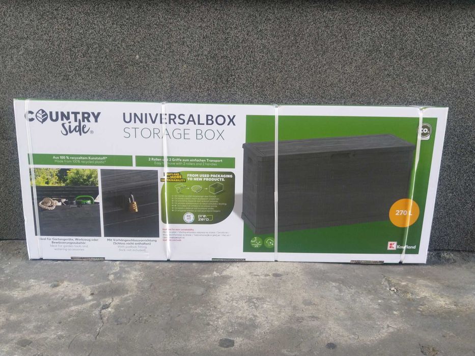 NAJTANIEJ Skrzynia Ogrodowa Uniwersalna Plastikowa 270L Wysyłka