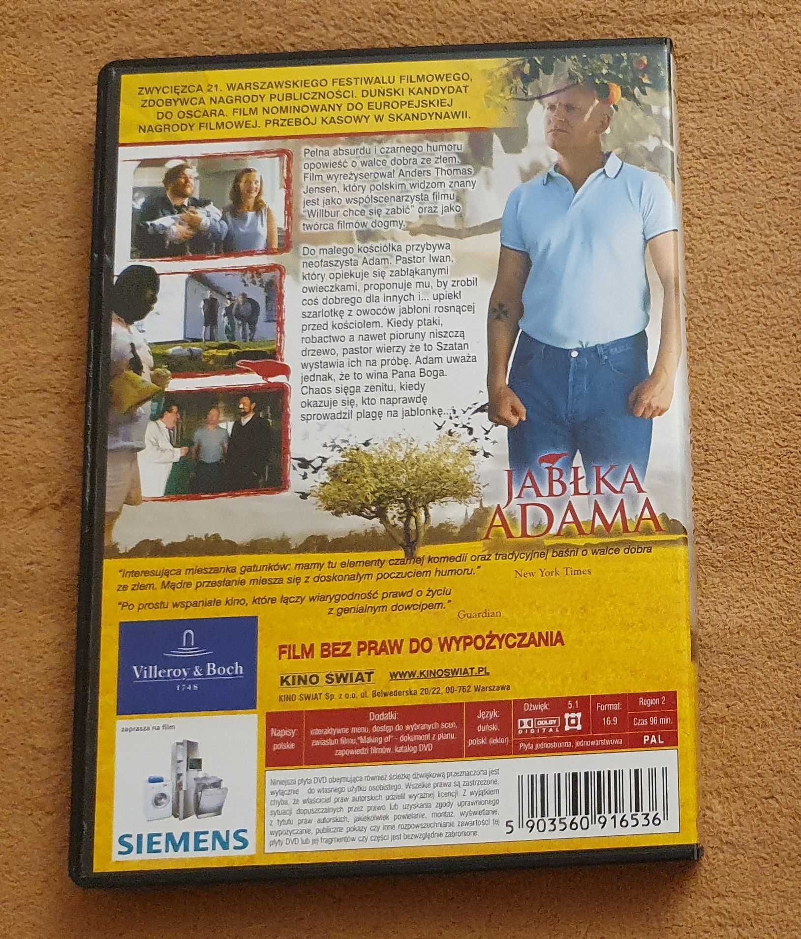Film DVD: "Jabłka Adama" - płyta DVD -napisy PL