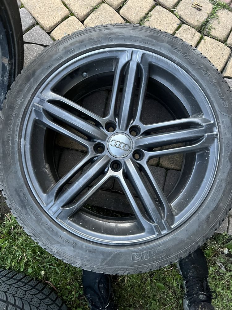 Alufelgi POMPEI OE nowe opony 245/45/18 zimowe audi a6 c7 a3/a4/a5/q5